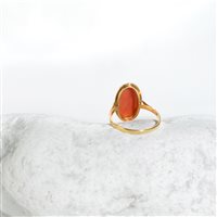 Cuneo - Corso Nizza 11 - Ring Goldside Woman in Gold Corallo 82120252 - 82120252